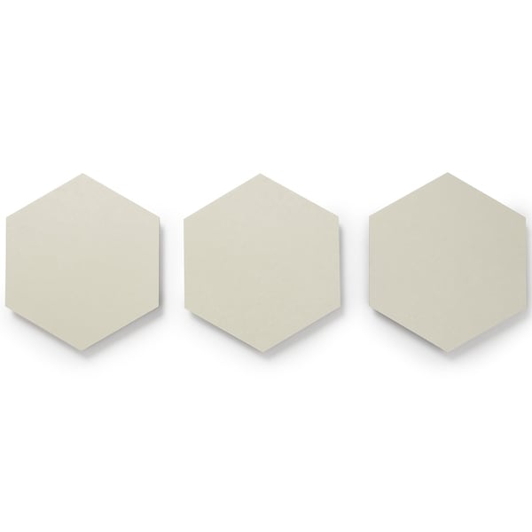 LUCIDA SURFACES, MosaiCore Pearl Hexagon 8.8 In. X10.375 In. 3mm 28MIL Glue Down Luxury Vinyl Tiles , 25PK